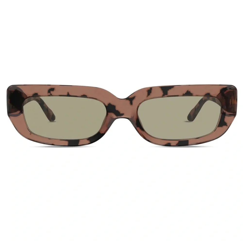 SWWAY San Fran Slim Sunglasses in Pink Tortoise - Picture 2 of 4